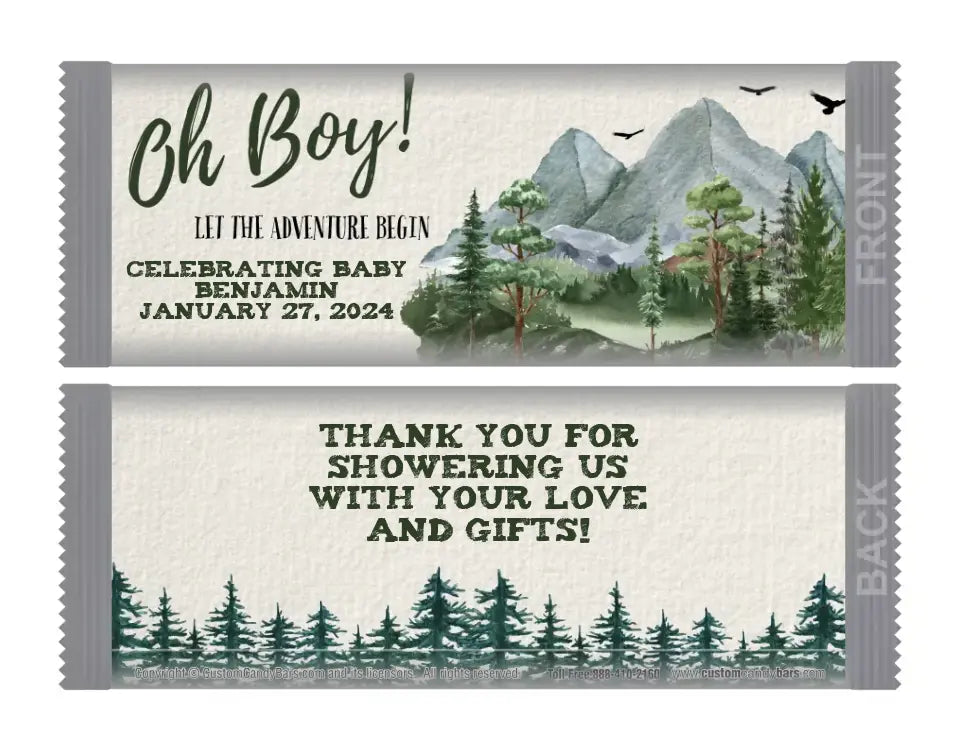 Let the Adventure Begin Full Size Baby Shower